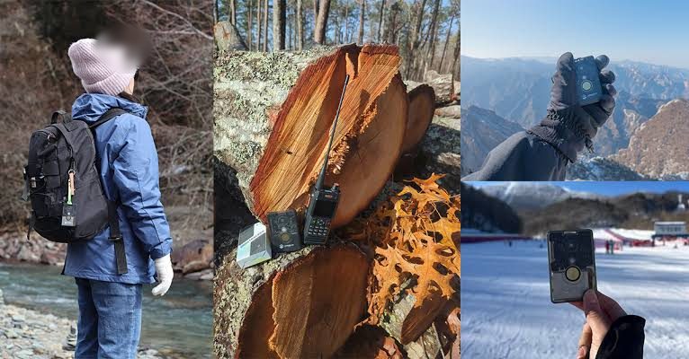 Mesh nodes in use across hiking, camping and snow conditions